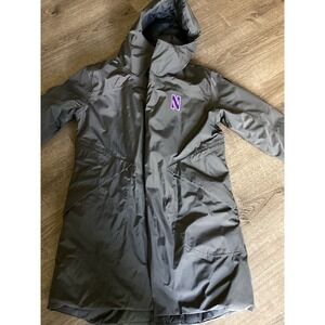 Under Armour Down Parka Women's Size M UA Jacket 700 Filled ColdGear Storm Gray